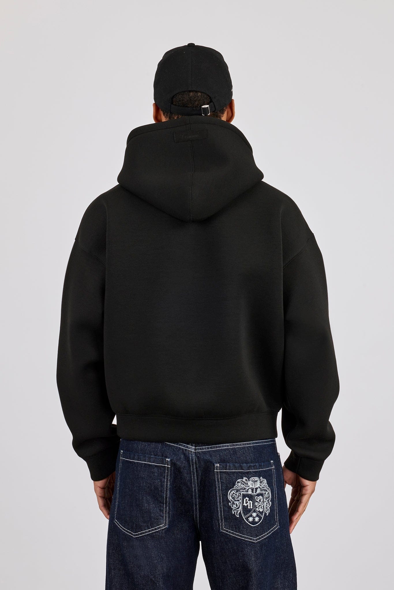 Scuba Boxy Hoodie - Black - Kick Game