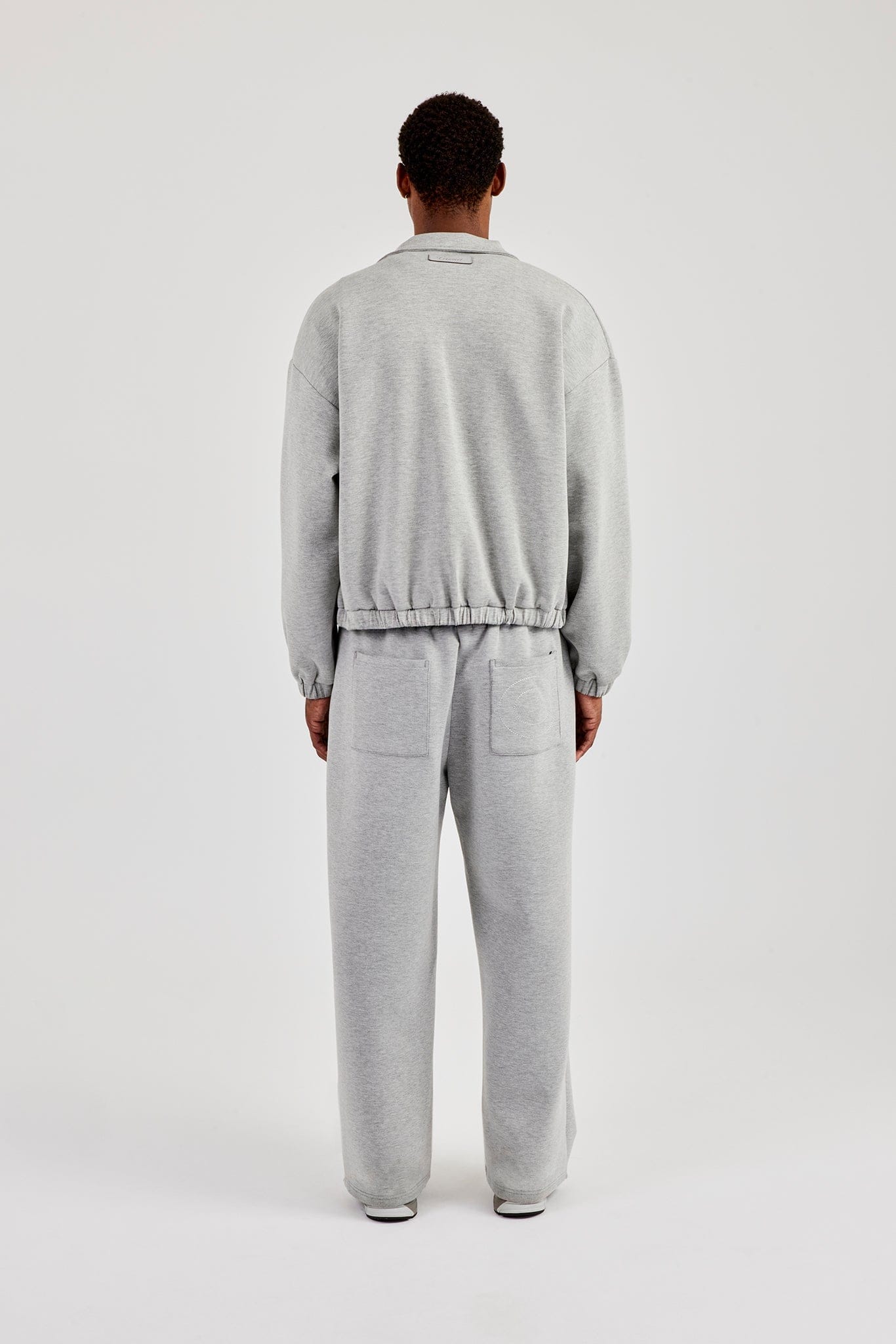 Scuba Funnel Neck Jacket & Baggy Fit Trouser - Grey - Kick Game