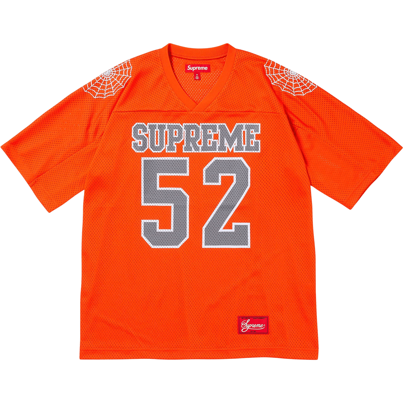 Supreme Spiderweb Football Jersey 'Orange' - Kick Game