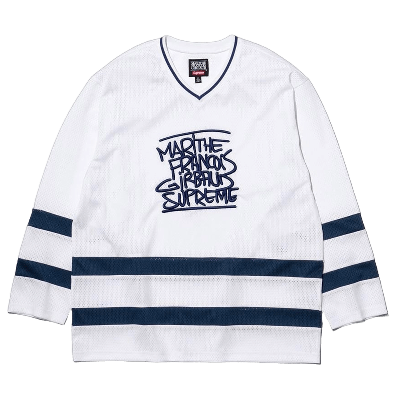 Supreme Marithé + François Girbaud Hockey Jersey 'White' - Kick Game