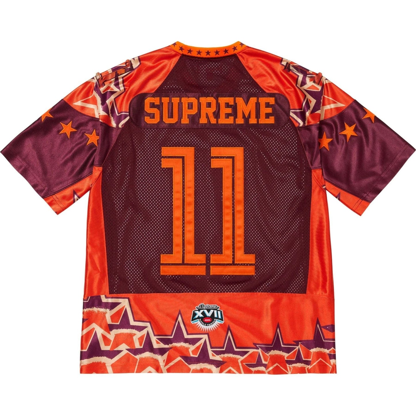 Supreme Star Football Jersey 'Orange' - Kick Game