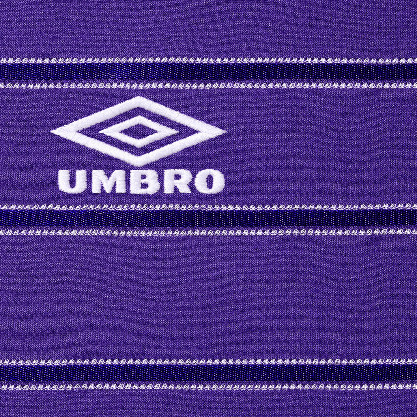 Supreme x Umbro Stripe Soccer Jersey 'Purple' - Kick Game