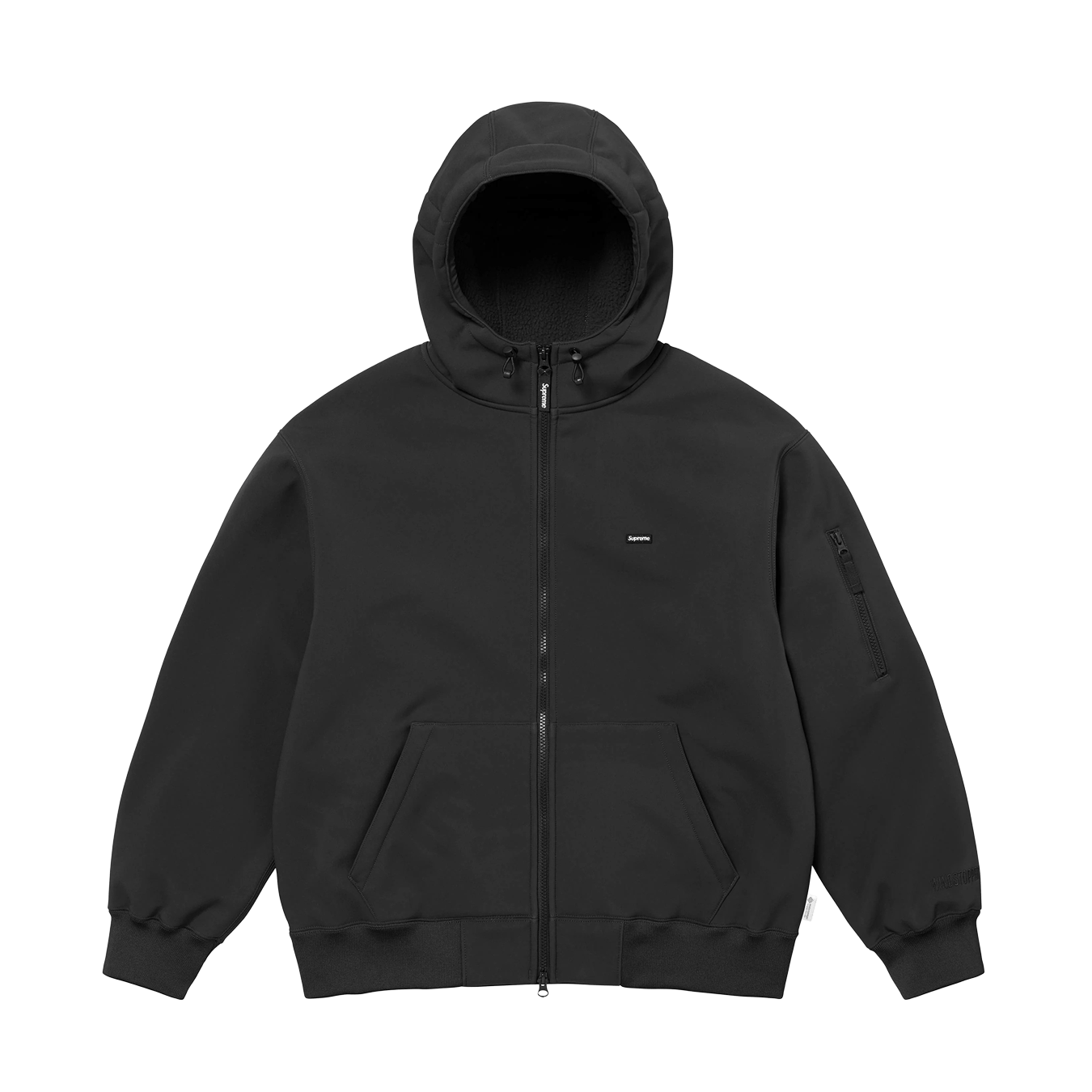 Supreme Windstopper Zip Up Hooded Sweatshirt 'Black' - Kick Game