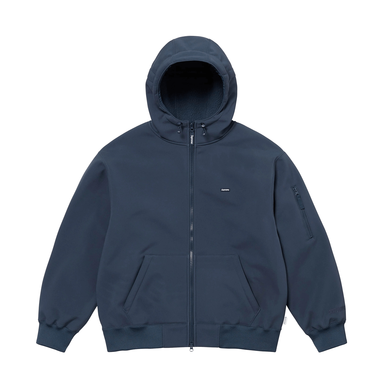 Supreme Windstopper Zip Up Hooded Sweatshirt 'Navy' - Kick Game