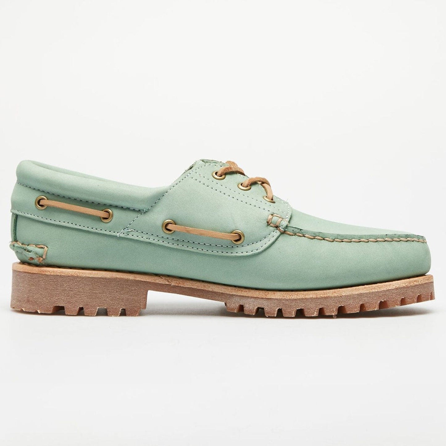 Timberland 3 Eye Lug Boat Shoe 'Medium Green Nubuck' - Kick Game