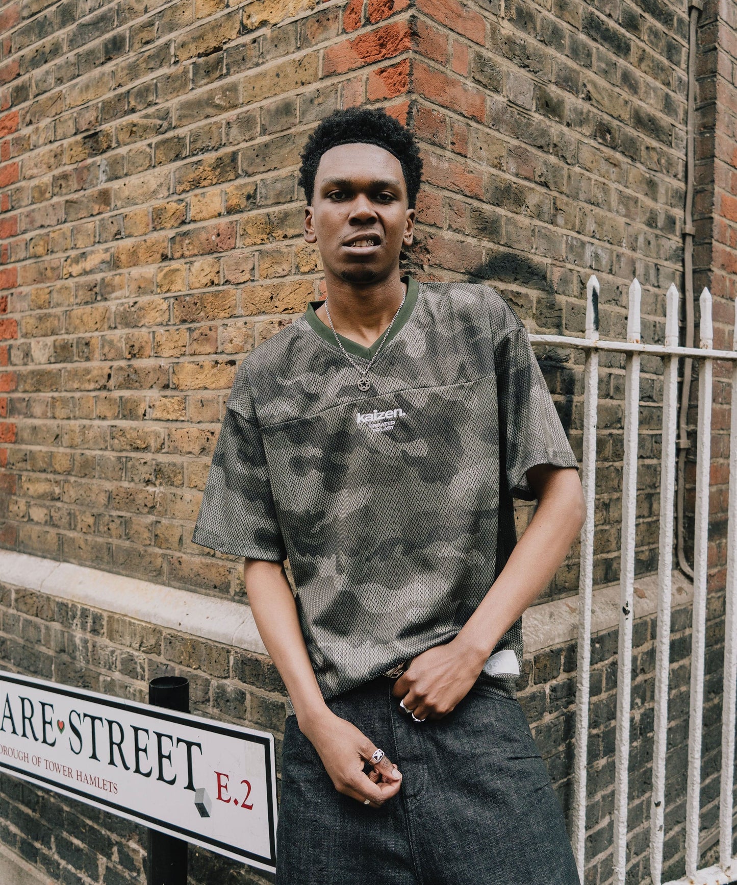 KAIZEN MARKET CAMO MESH JERSEY - Kick Game