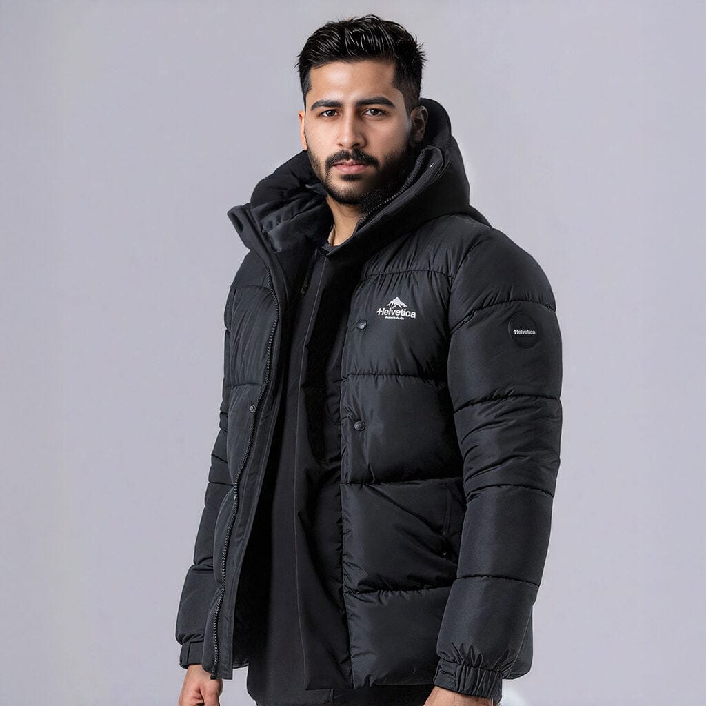 Helvetica Mountain Pioneers Barnes Hooded Parka Jacket - Kick Game
