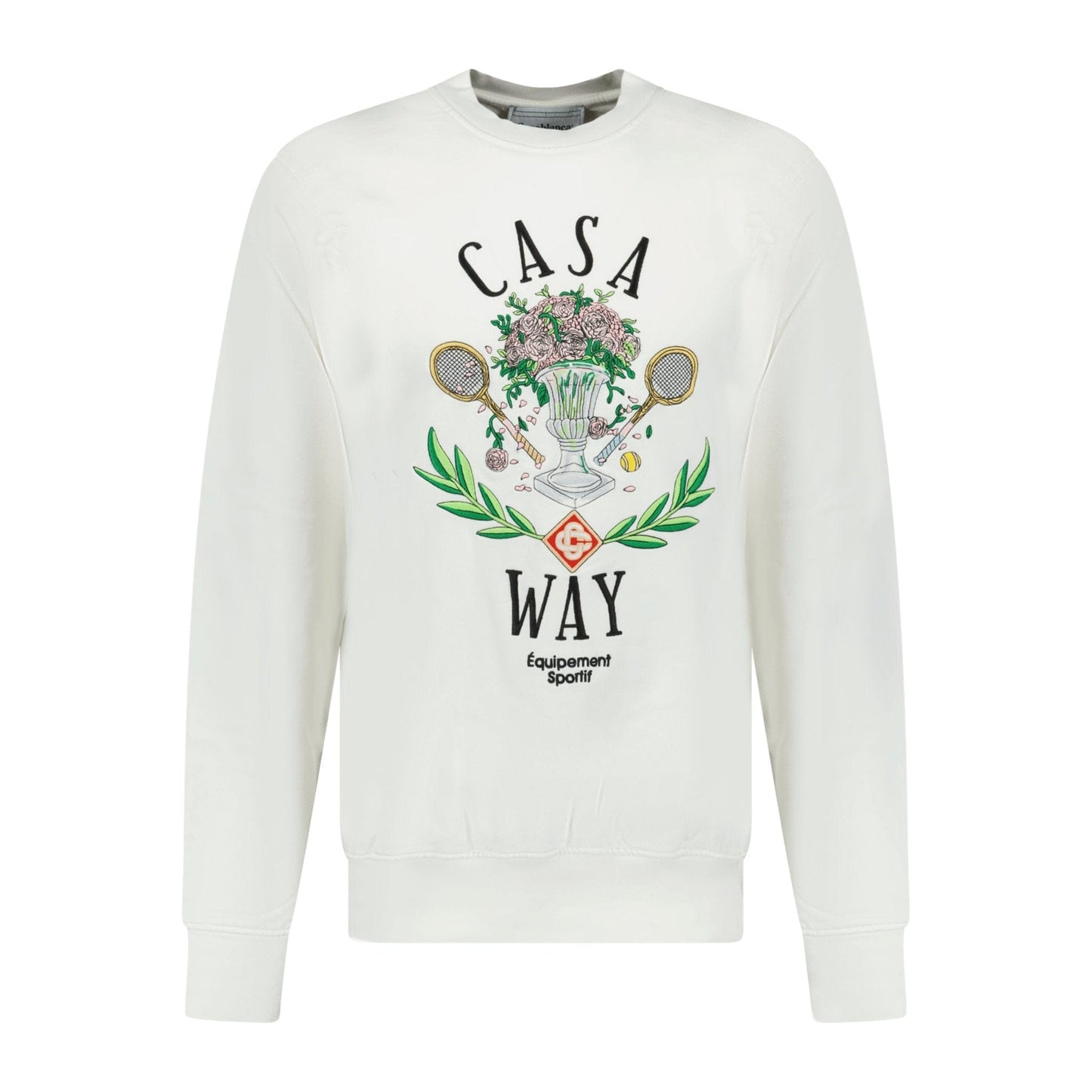 Casablanca 'Casa Way' Graphic Print Sweatshirt White - Kick Game