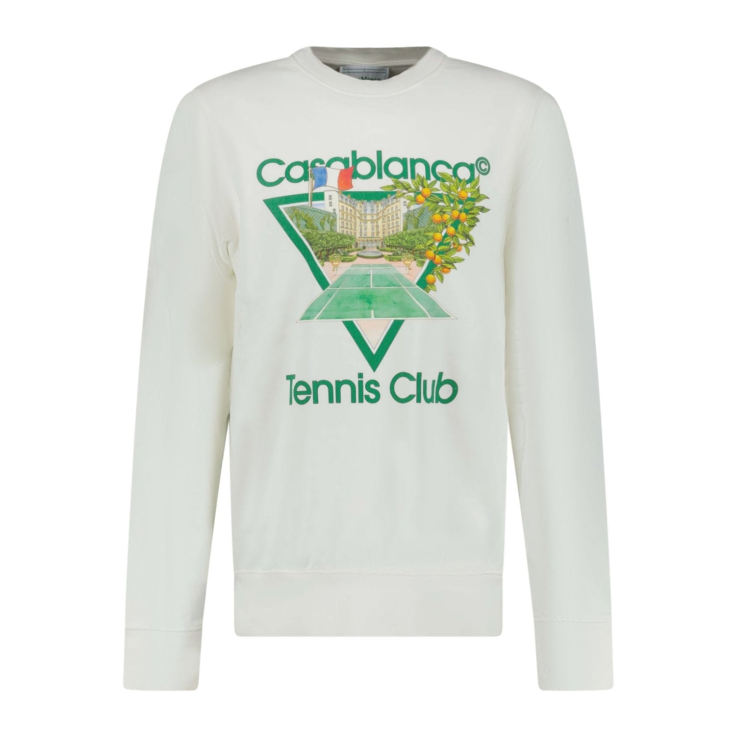 Casablanca 'Tennis Club' Sweatshirt Cream - Kick Game