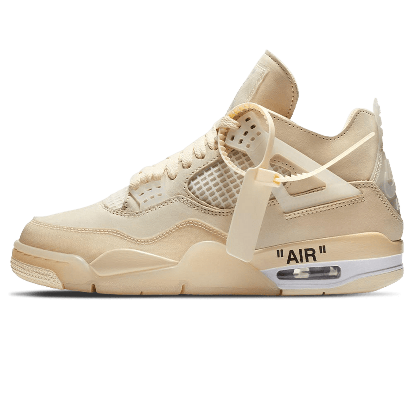 OFF-WHITE x Wmns Air Jordan 4 SP 'Sail' — Kick Game OFF-WHITE x Wmns Air Jordan 4 SP 'Sail' — Kick Game