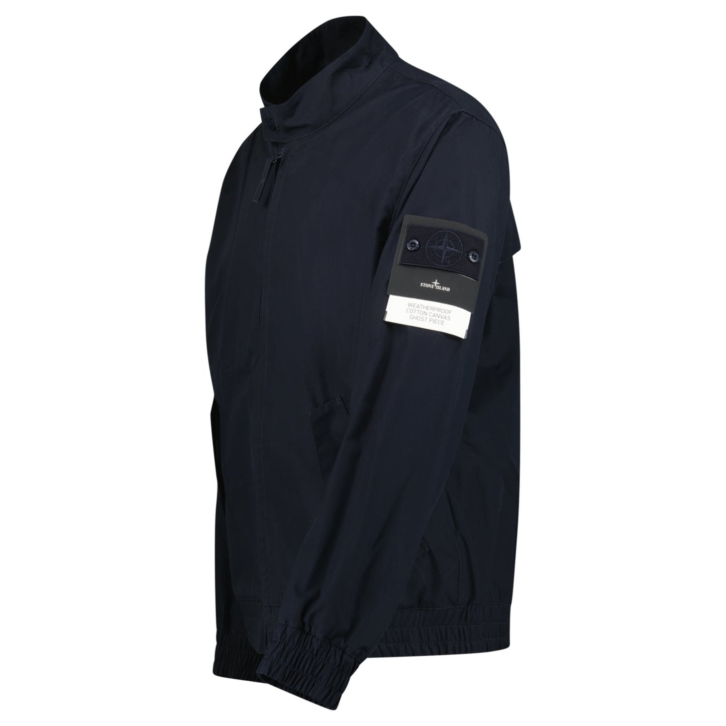 Stone Island Ghost Weatherproof Cotton Canvas Jacket Navy - Kick Game