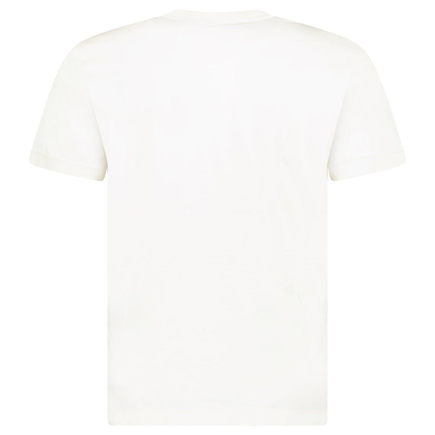Stone Island Slim-Fit Short-Sleeve T-Shirt With Compass Patch Ivory - Kick Game