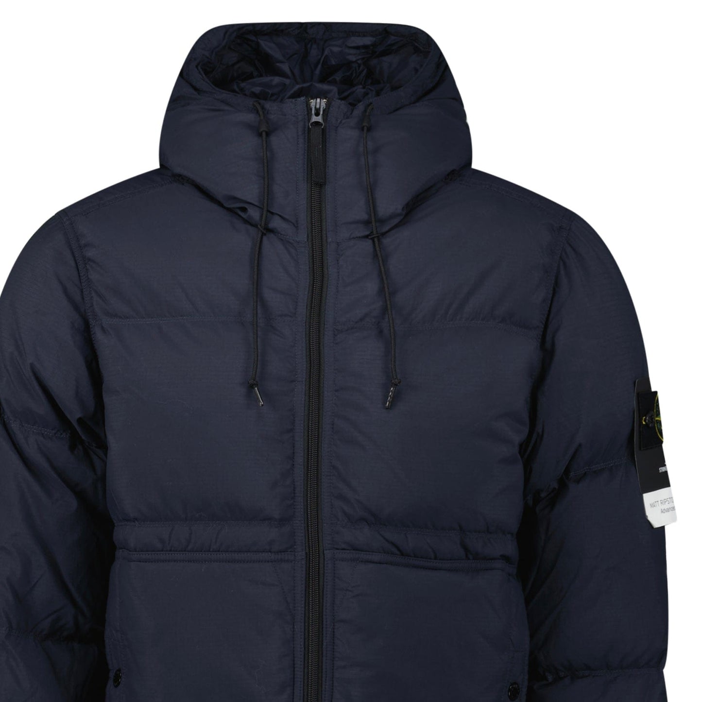 Stone Island Down Matte Ripstop Cordura® Advanced Fabric Parka in Navy - Kick Game