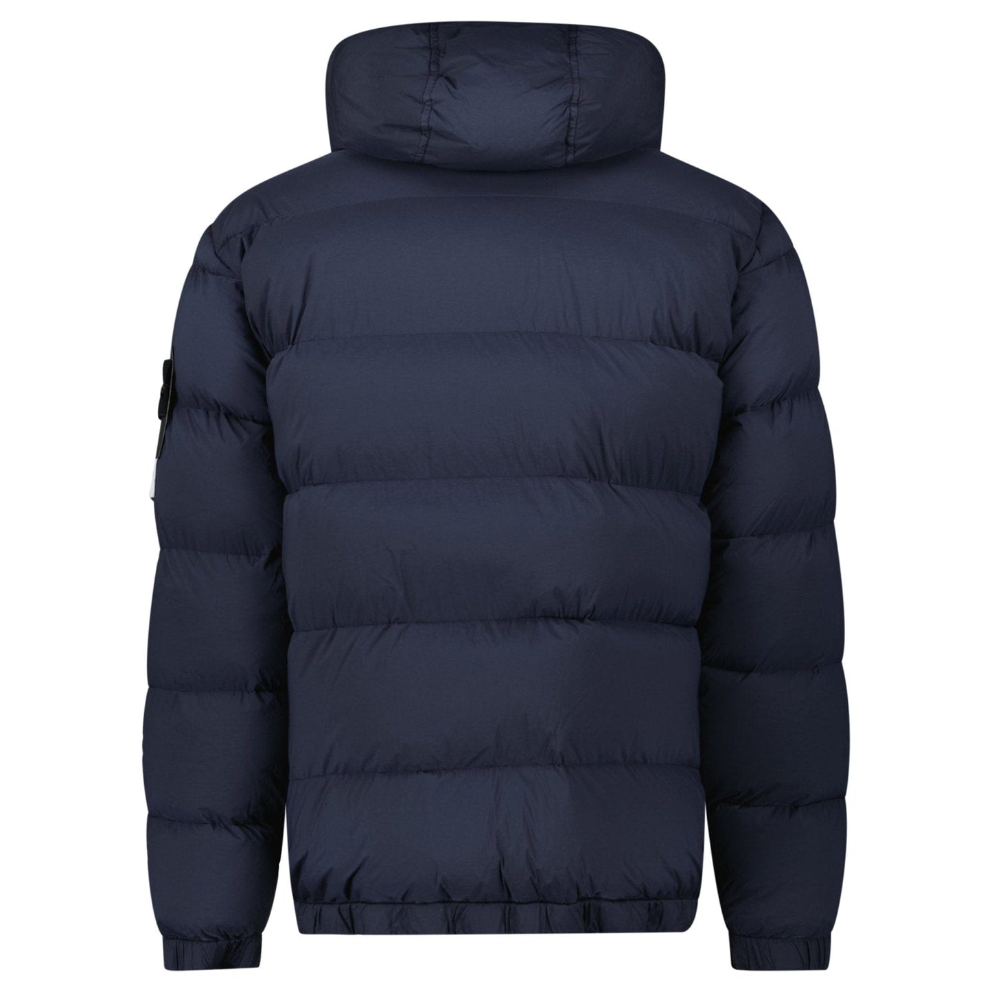 Stone Island Hooded Puffer Jacket In Seamless Tunnel Nylon Navy - Kick Game