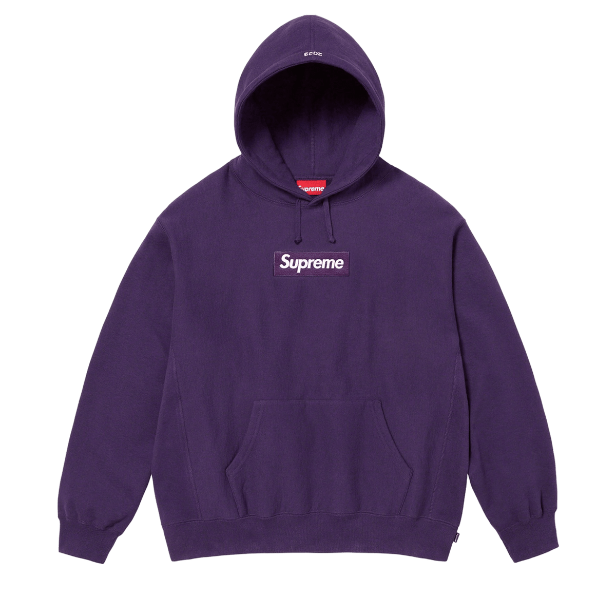 Supreme Box Logo Hoodie FW23 'Dark Purple' - UrlfreezeShops