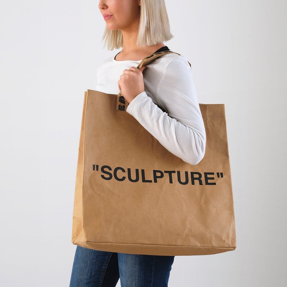 Virgil Abloh x IKEA MARKERAD Medium Bag Brown - Kick Game