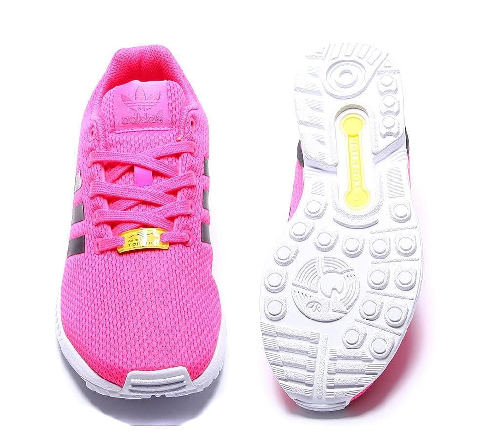 Adidas Originals Junior ZX Flux 'Neon Pink' - Kick Game