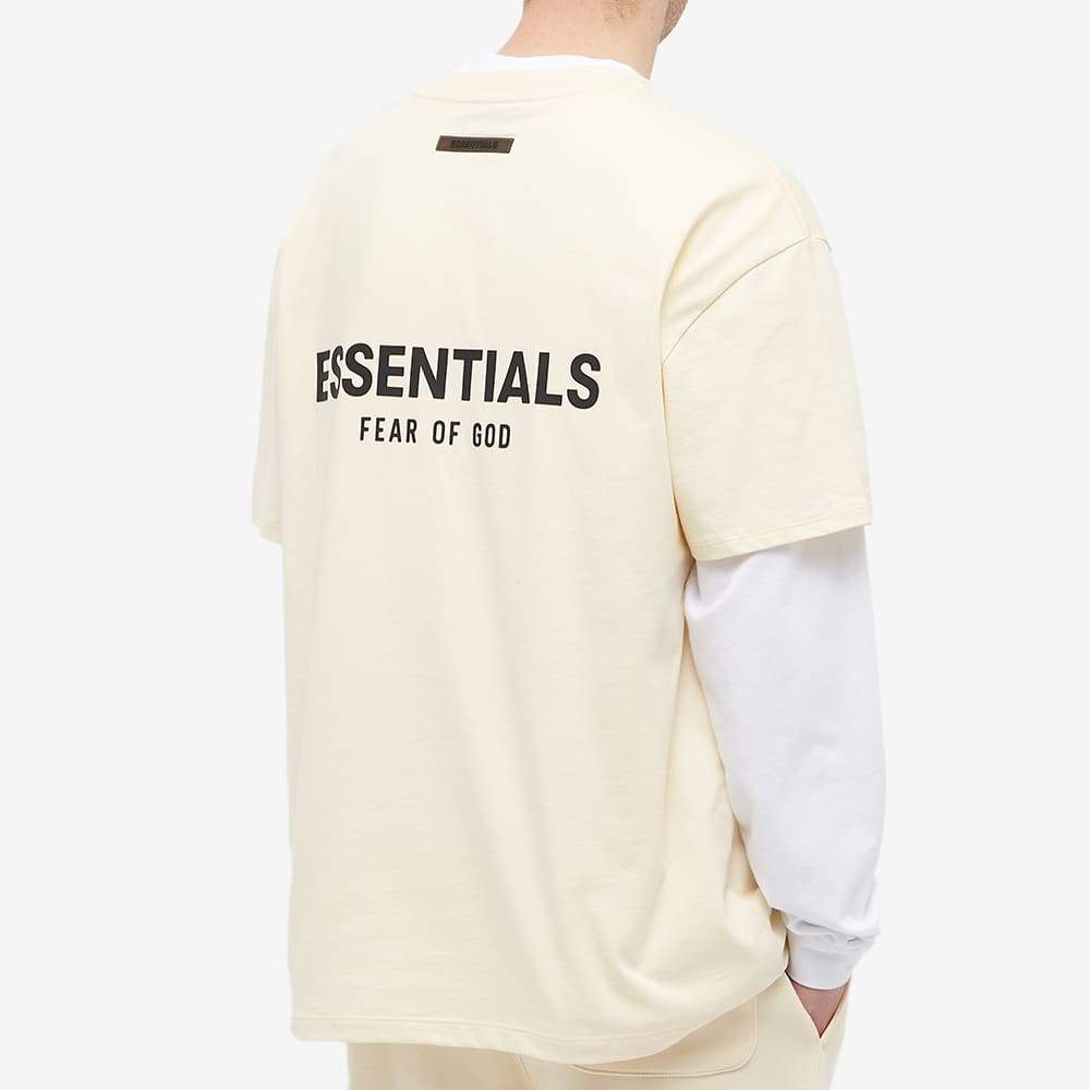 FEAR OF GOD ESSENTIALS T-shirt (SS21) Cream/Buttercream - Kick Game
