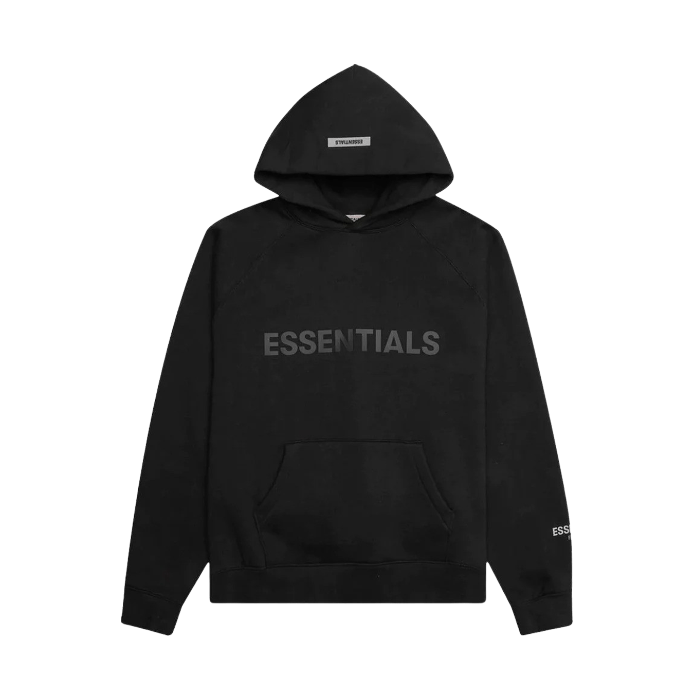 Fear of God Essentials Pullover Hoodie Applique Logo 'Dark Slate/Stretch Limo/Black' - Kick Game