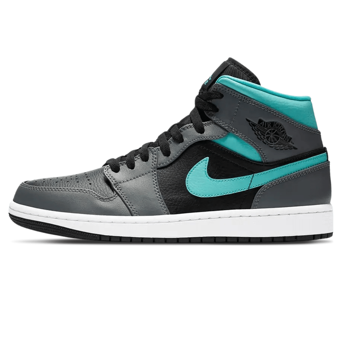 Air Jordan 1 Mid 'Grey Aqua' - Kick Game