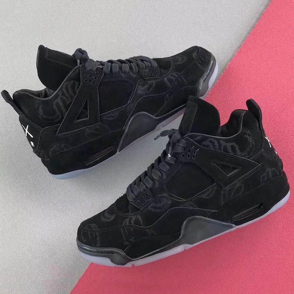 KAWS x Air Jordan 4 Retro Black - Kick Game