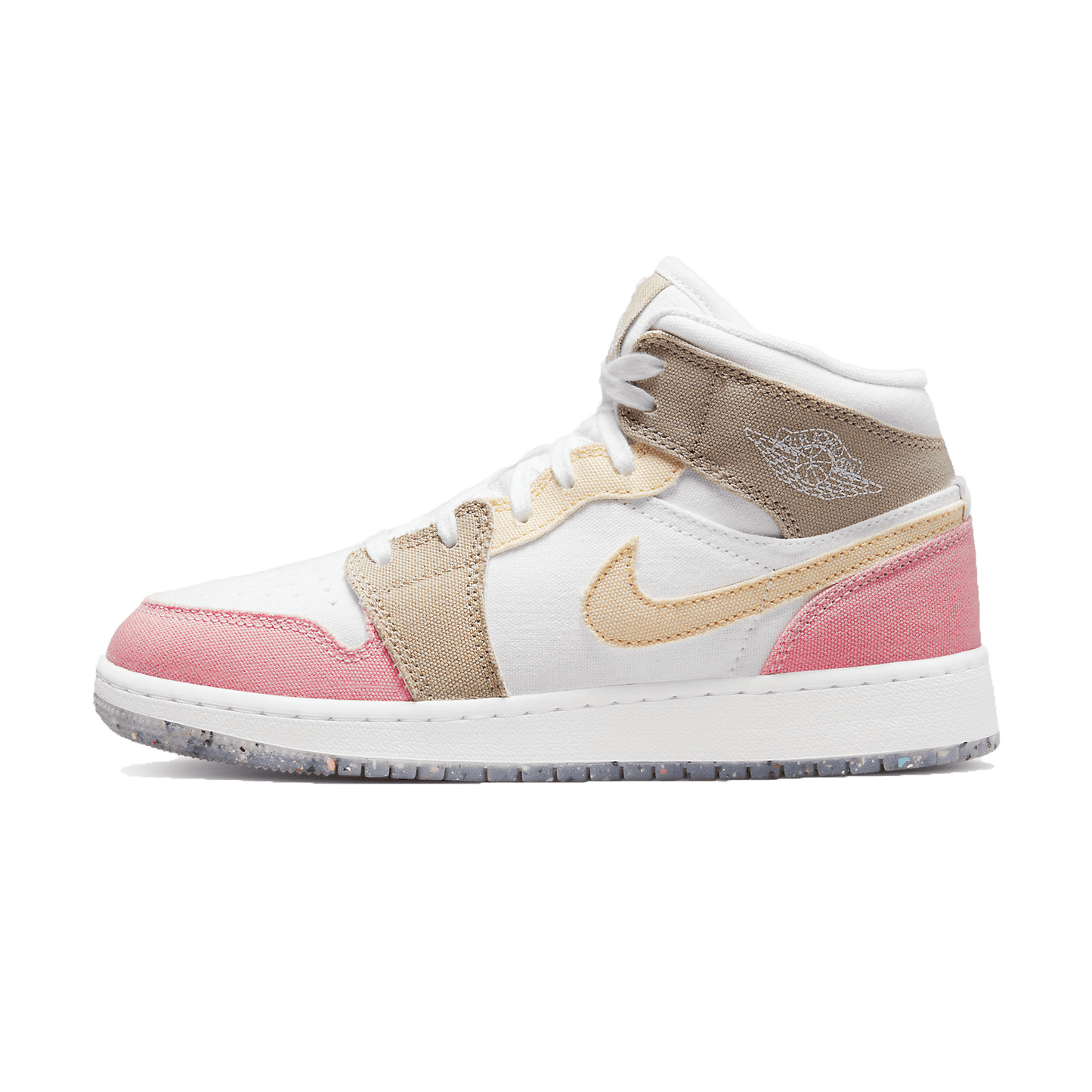 Air Jordan 1 Mid GS Pink Tan - Kick Game