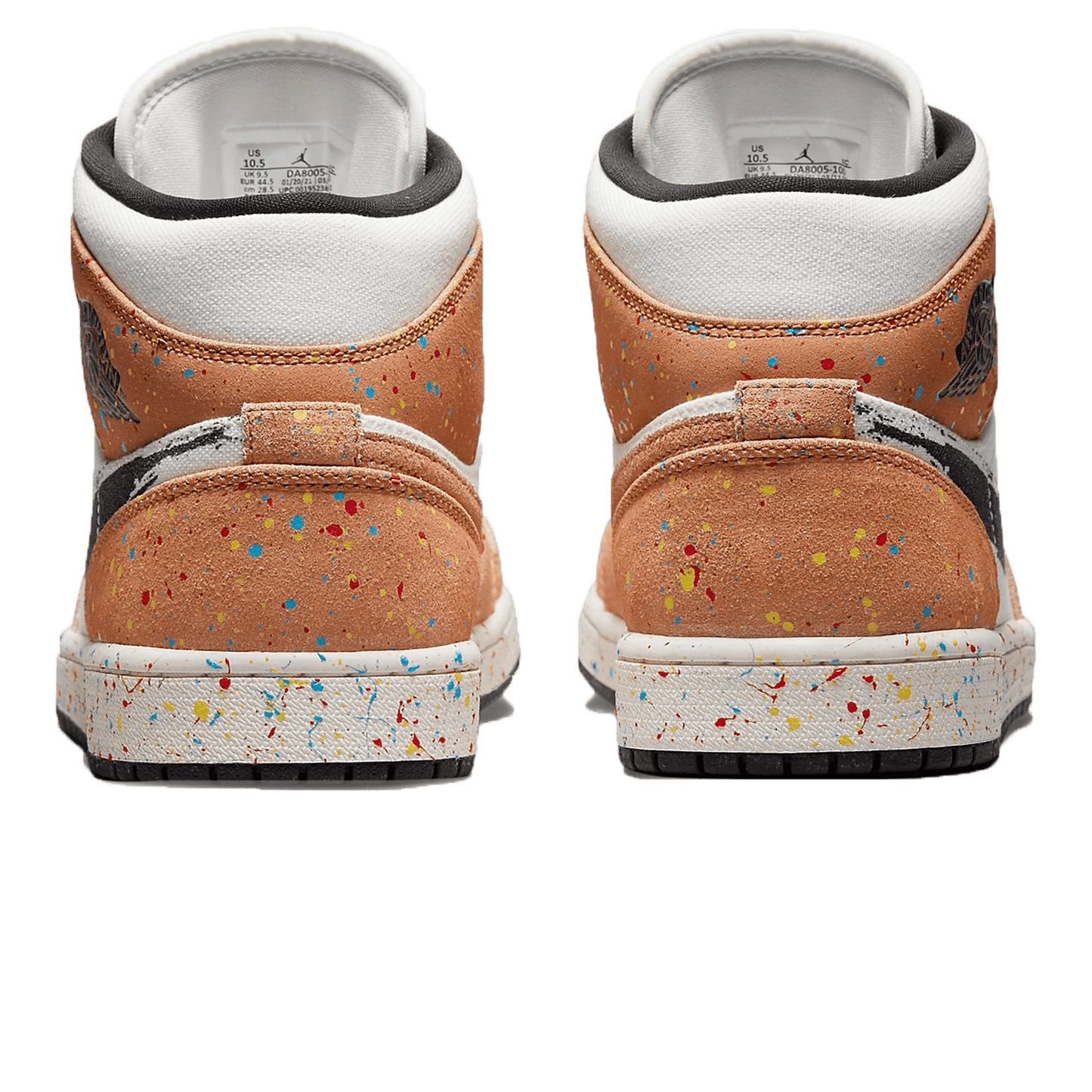 Air Jordan 1 Mid SE 'Brushstroke Paint Splatter' - Kick Game