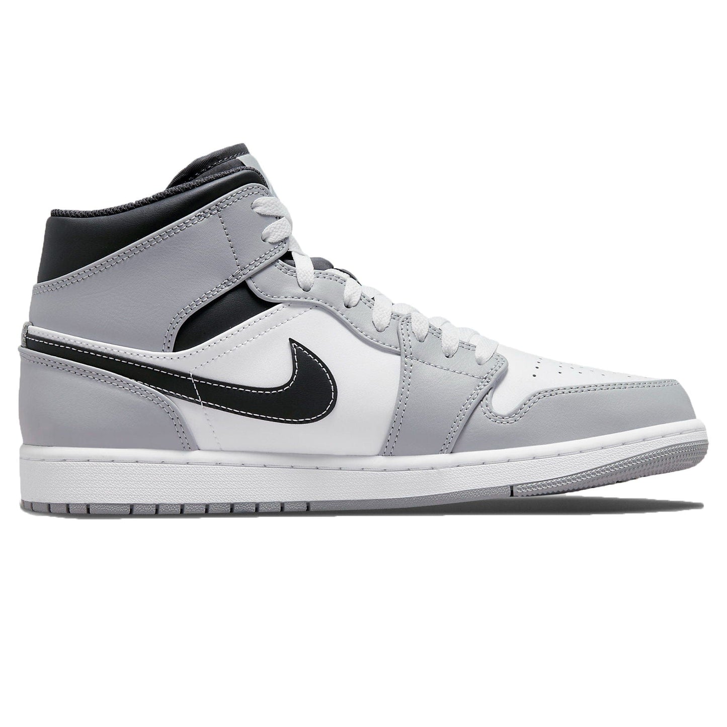 Air Jordan 1 Mid Smoke Grey Anthracite - Kick Game