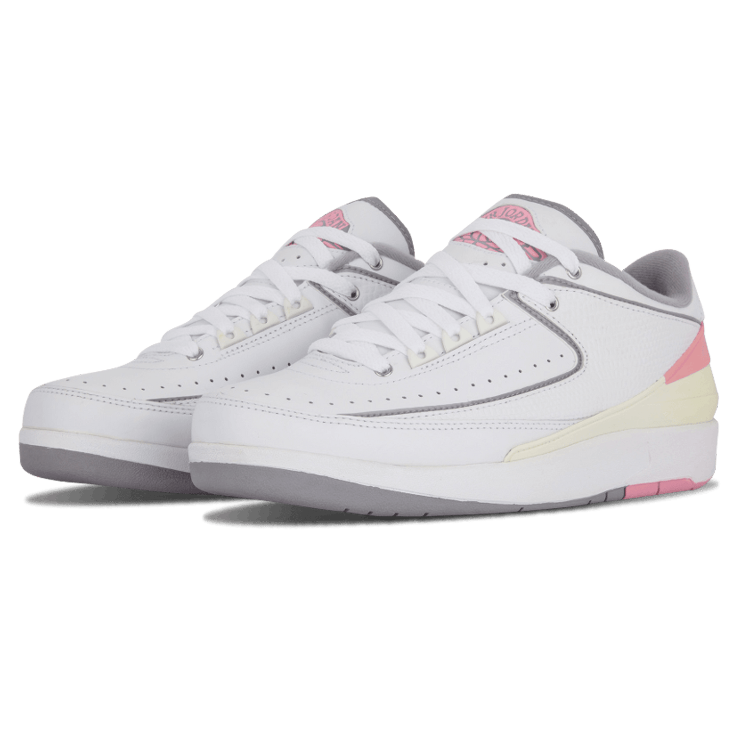 Air Jordan 2 Retro Low Wmns Light Steel Grey Pink - Kick Game
