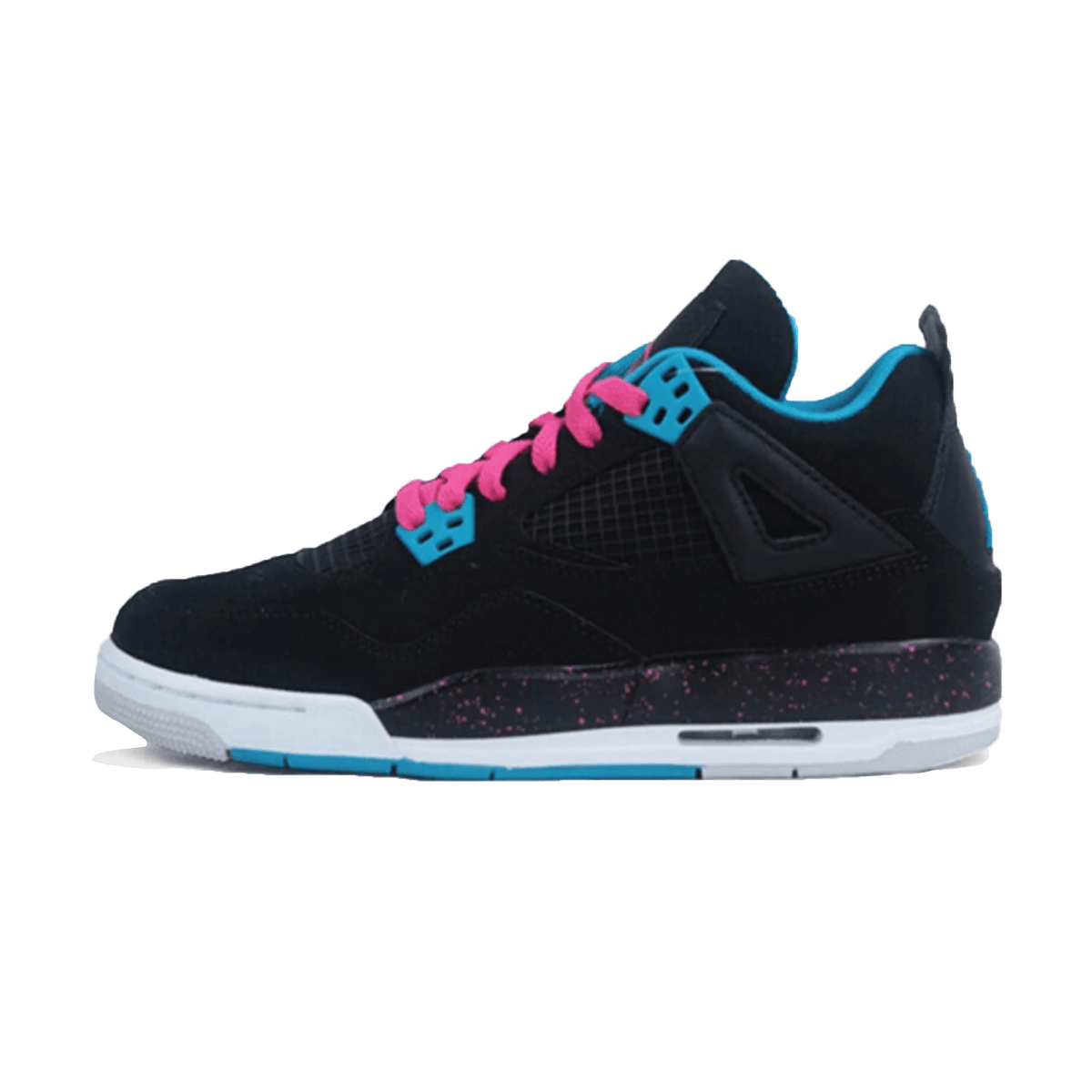 Air Jordan 4 Retro GS 'Black Vivid Pink' - UrlfreezeShops