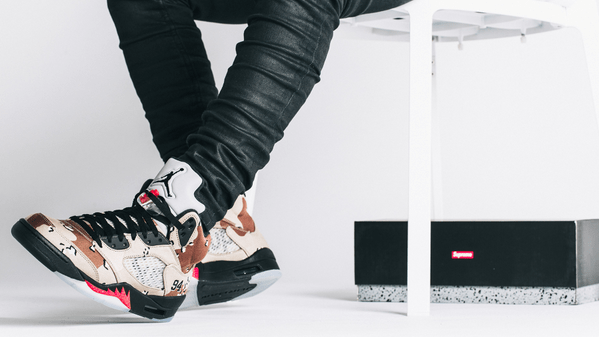 AIR JORDAN 5 RETRO SUPREME "SUPREME" CAMO - Kick Game