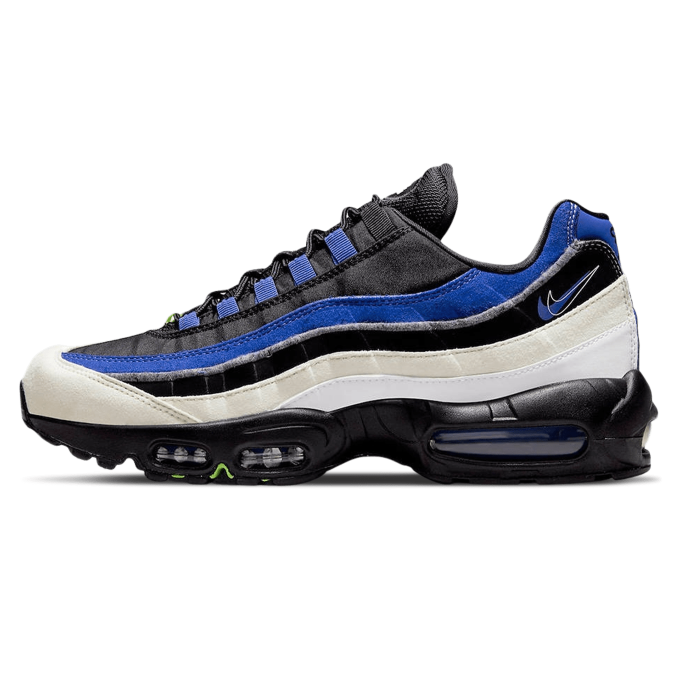 Nike Air Max 95 SE 'Double Swoosh - Black Game Royal' - Kick Game