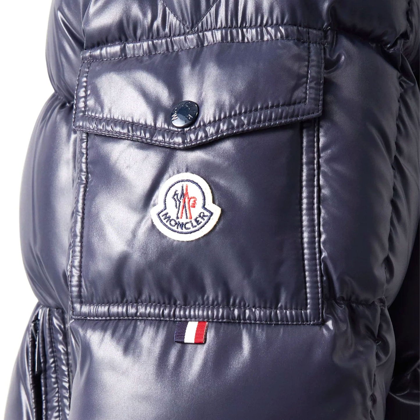 MONCLER Maury hooded half-zip down coat - Kick Game