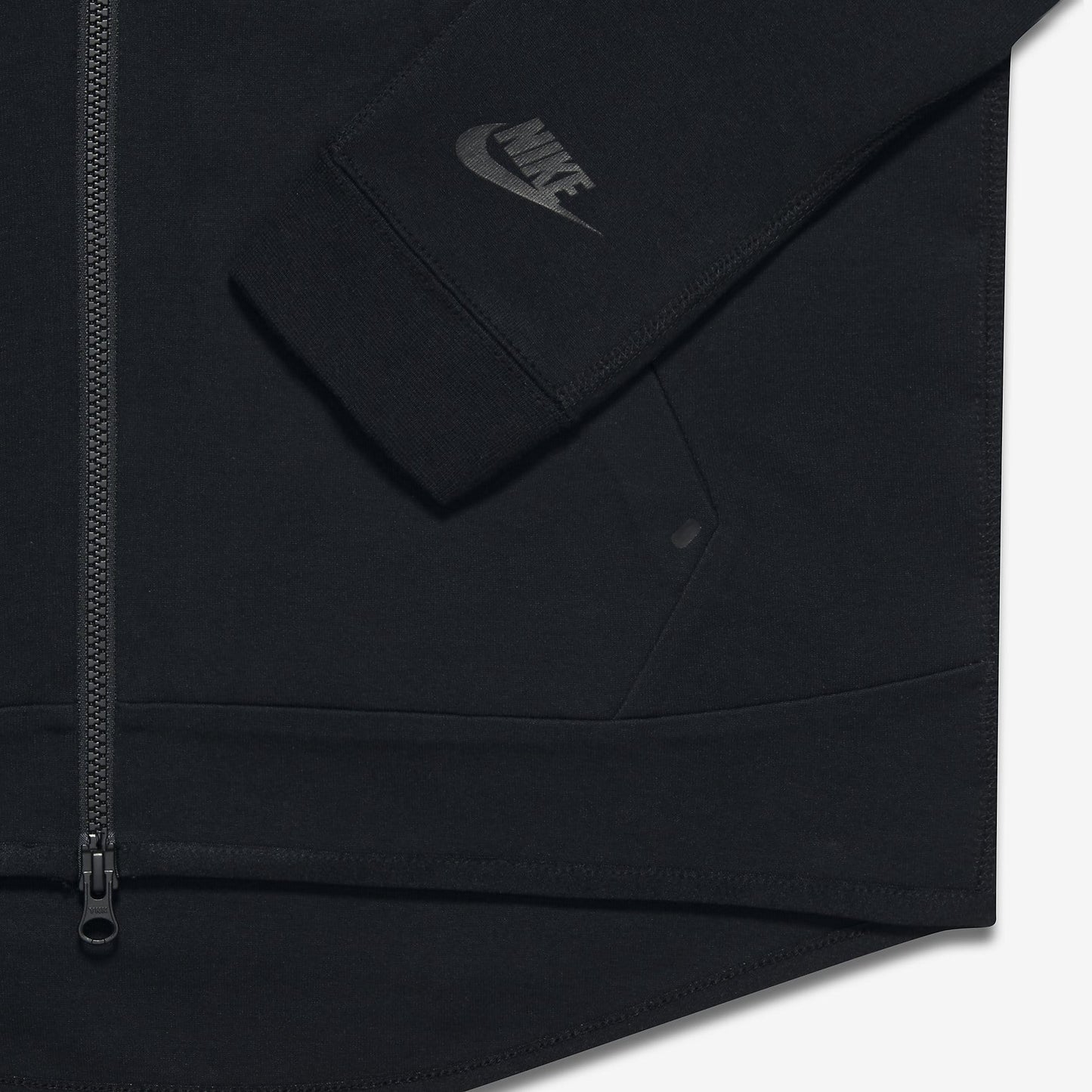 NIKE TECH FLEECE BLACK HOODIE - Kick Game