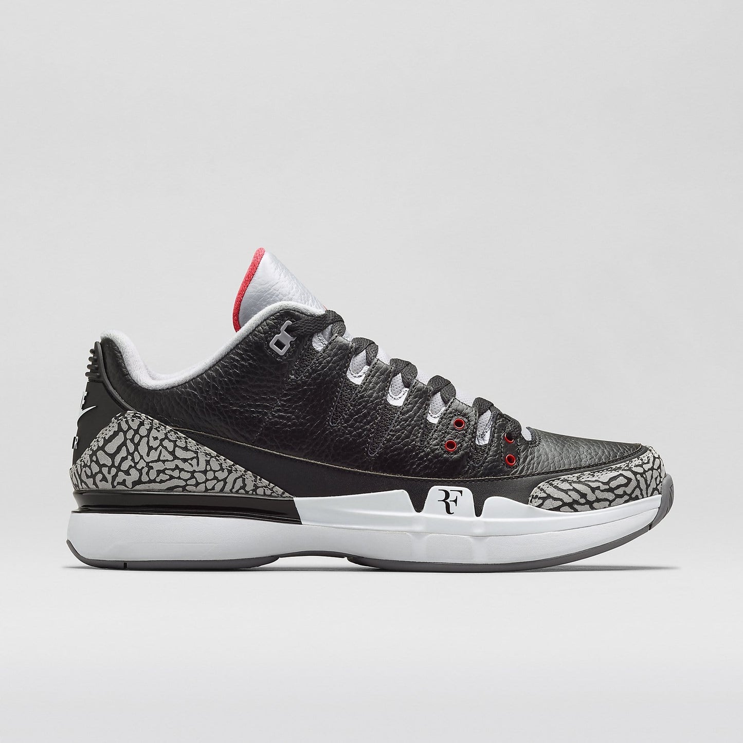 Nike Zoom Vapor Air Jordan 3 "Black-Cement" - Kick Game