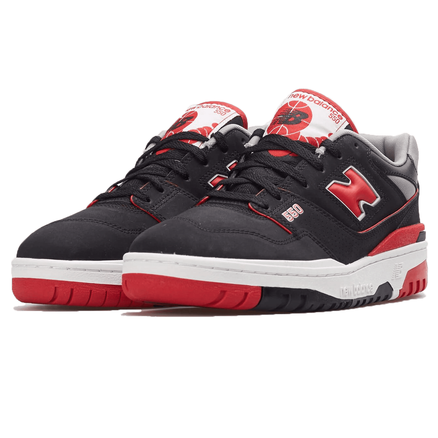 New Balance 550 'Black Red' - Kick Game
