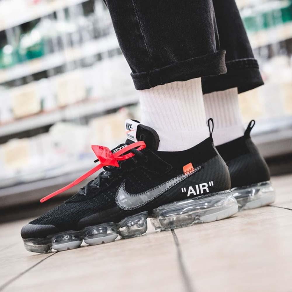 Off-White x Nike Air VaporMax Flyknit Black - Kick Game