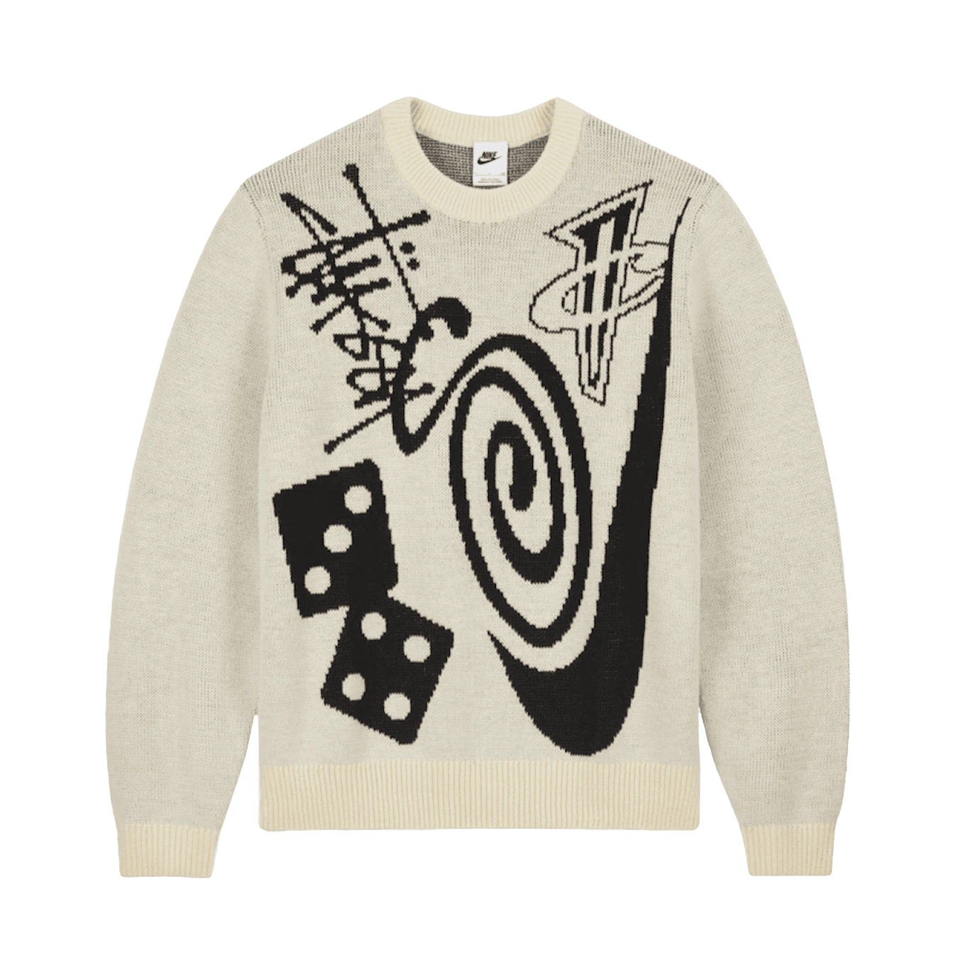 Nike x Stussy Icon Knit Sweater 'Natural' - Kick Game