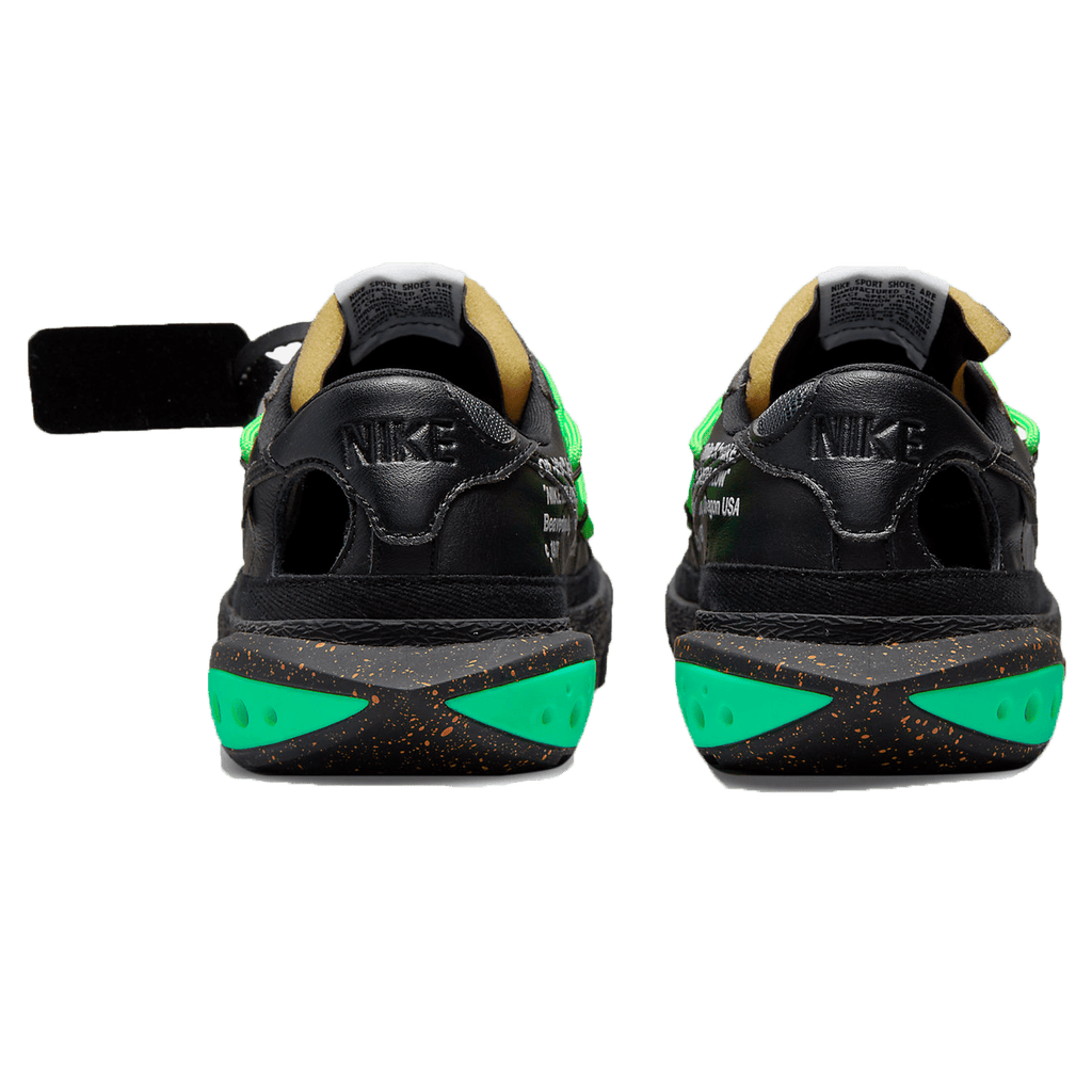 Off-White x Nike Blazer Low 'Black Electro Green' - UrlfreezeShops