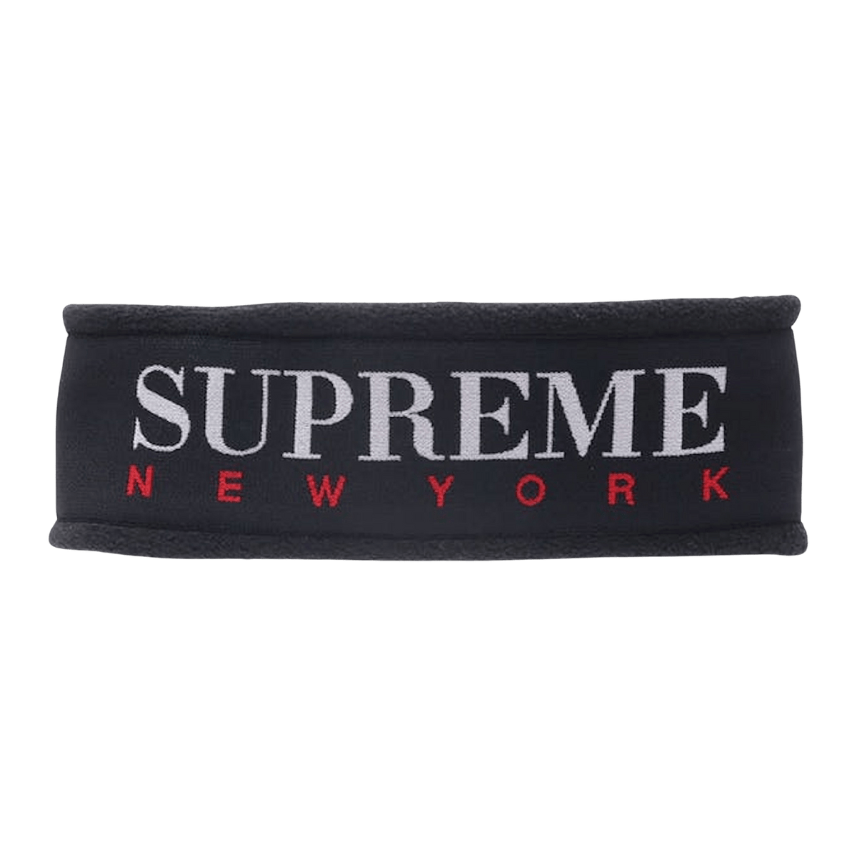 Supreme Fleece Headband 'Black' - UrlfreezeShops