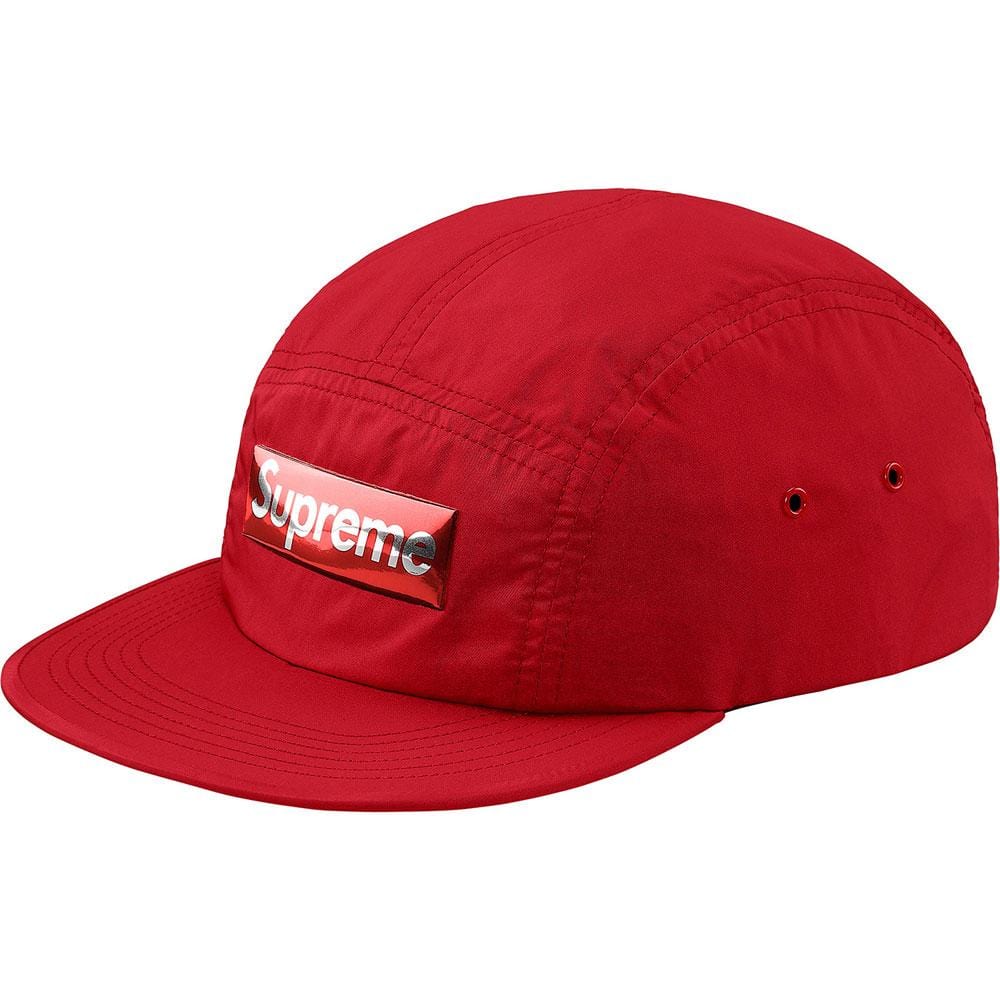 Supreme Liquid Metal Logo Camp Cap - Red - Kick Game