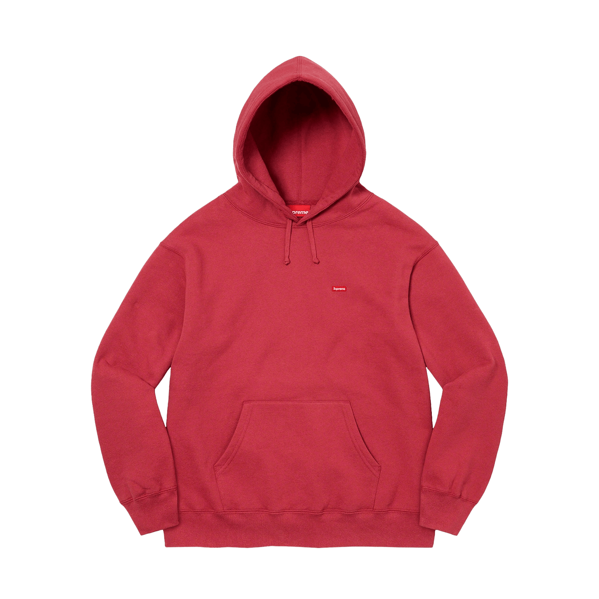 Supreme Small Box Hooded Sweatshirt Dark Red - Kick Game