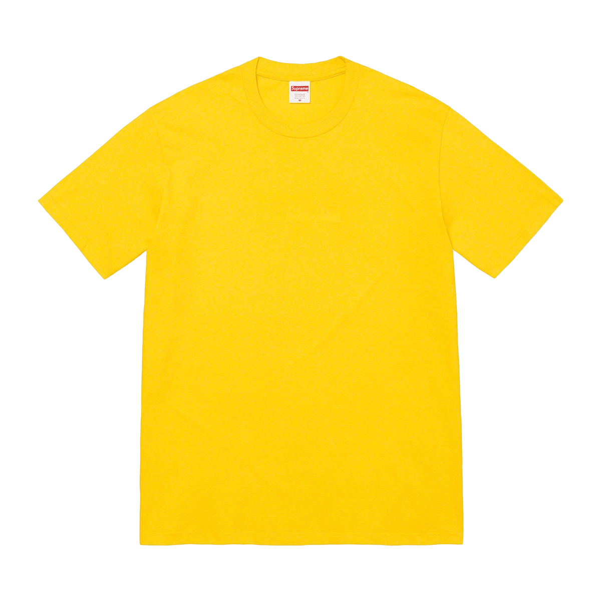 Supreme Tonal box Logo Tee 'Yellow' - Kick Game