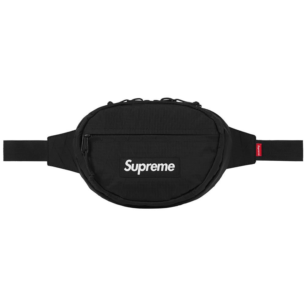 Leather Belt Bag Supreme Yellow Bag Supreme Waist Bag (FW18) Black
