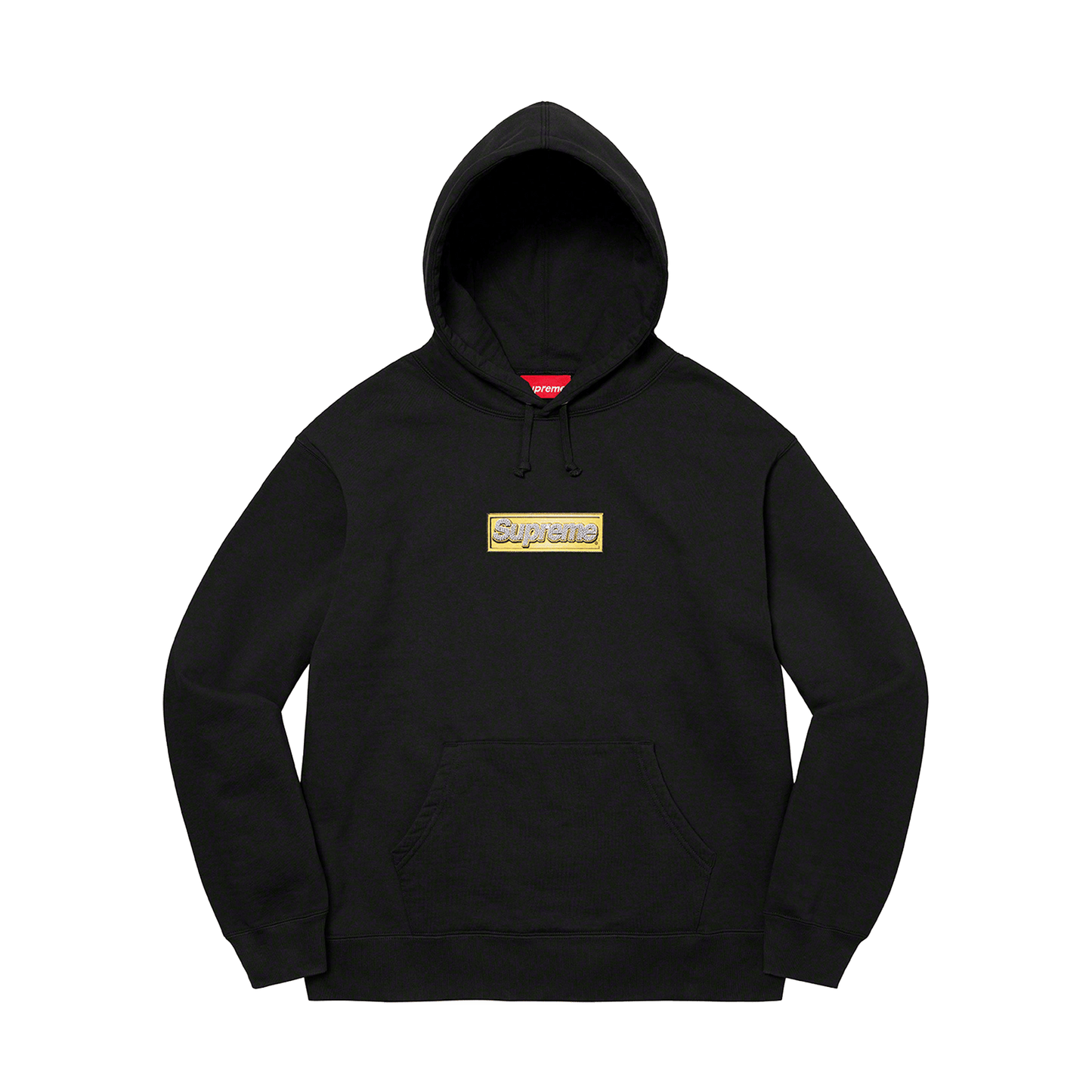 Supreme Bling Box Logo Hooded Sweatshirt 'Black' - Kick Game