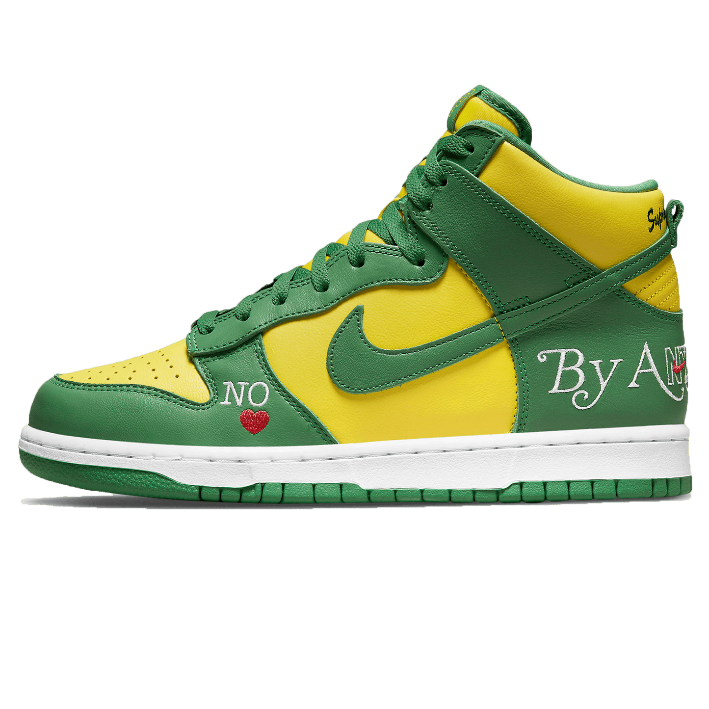 Supreme x Nike Dunk High SB 'By Any Means - Brazil' - Kick Game