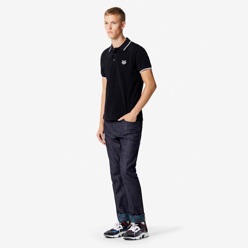 Kenzo Slim Fit Tiger Polo Shirt "Black" - Kick Game