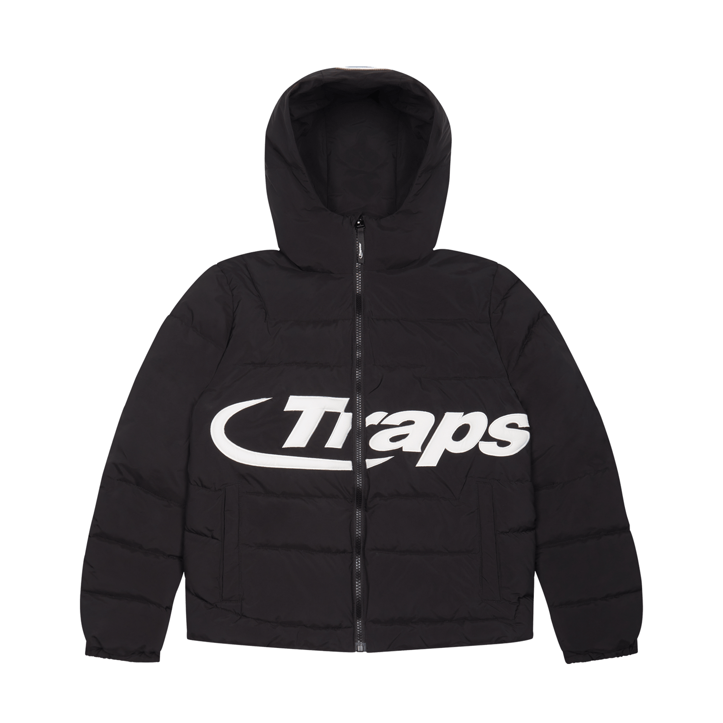 Trapstar Hyperdrive Hooded Puff Puffer - Black - Kick Game