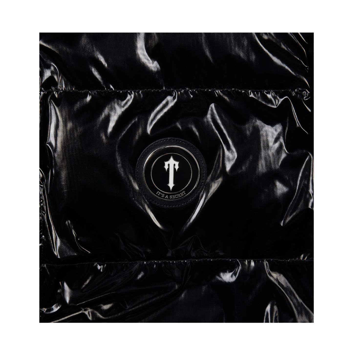 Trapstar Irongate Detachable Hooded Puffer Jacket - Shiny Black - Kick Game