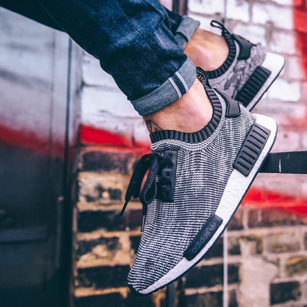 Adidas NMD Primeknit Black White - Kick Game